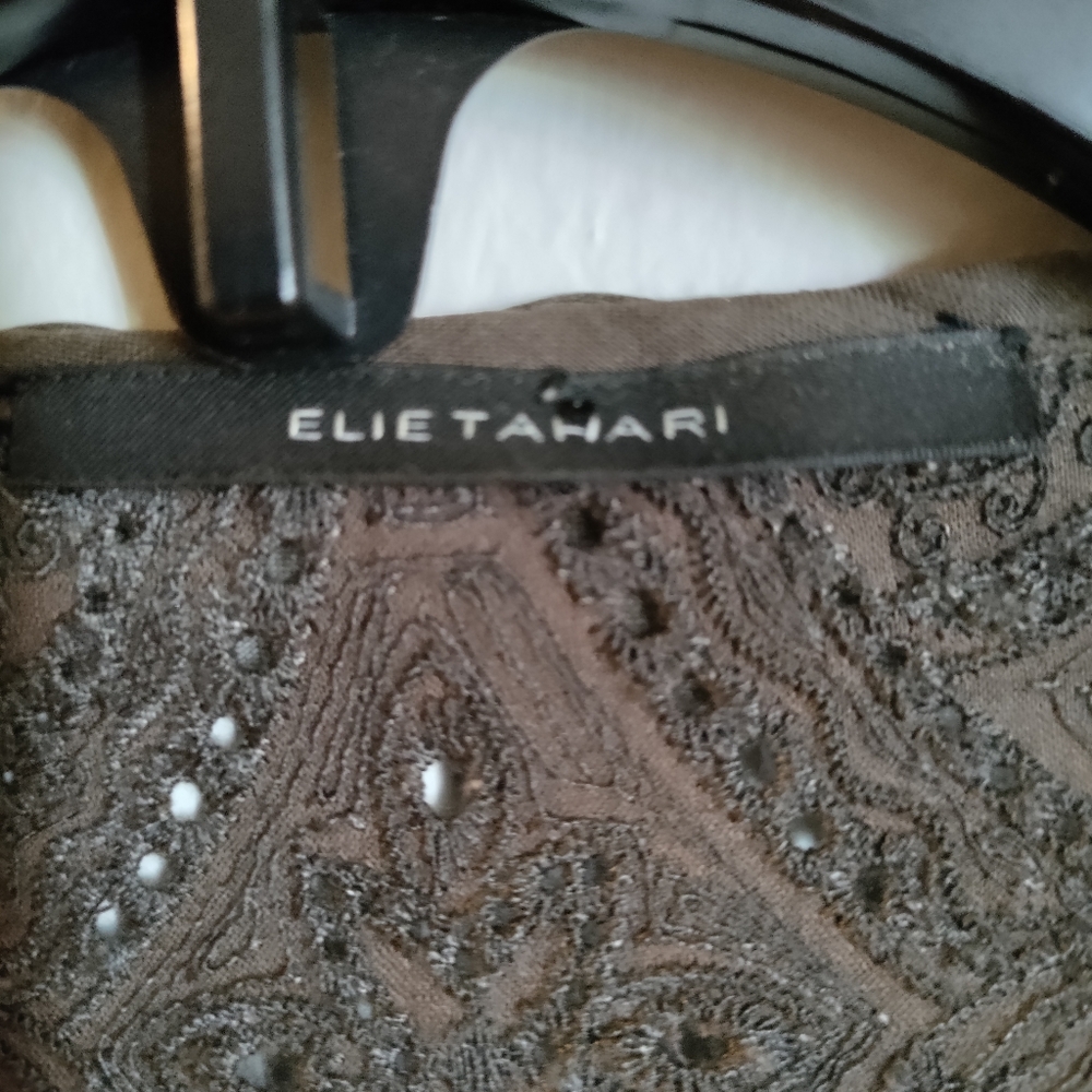 Elie Tahari Eyelet jacket - Picture 5 of 7